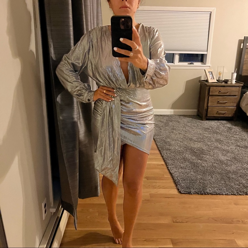 Metallic dress